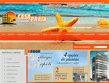 Tablet Screenshot of casapraiaimoveis.com.br